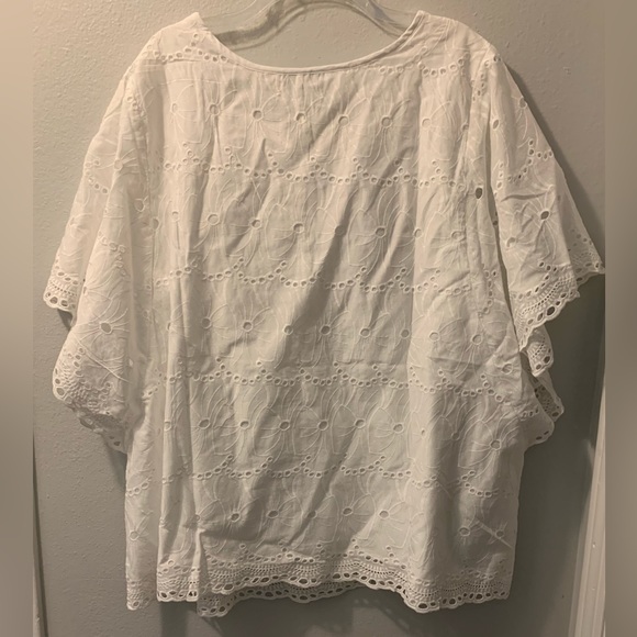 Catherine’s Lined Eyelet Tunic. 2X. NWOT - Picture 7 of 7